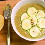 American Soup of Courgettes with Curry Appetizer