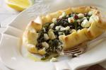 Turkish Silverbeet And Feta Pide Recipe Appetizer