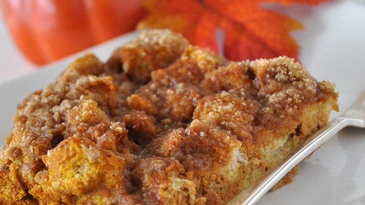 French Pumpkin French Toast Bake Recipe Dessert