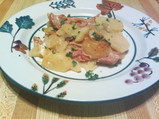 French Ham and Scalloped Potatoescrock Pot Recipe Dinner