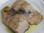 French Lavender  Herb Poached Salmon Dessert