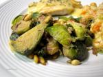 American Brussels Sprouts with Pine Nuts Appetizer