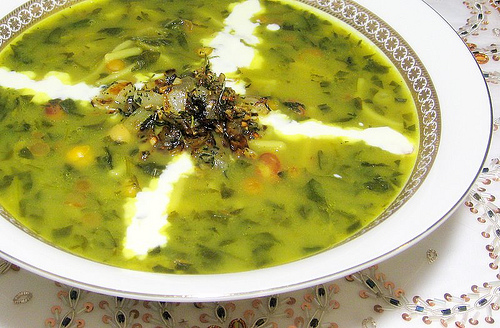Iranian/Persian Asheh Reshteh Perisan Noodle Soup Soup