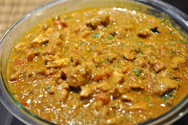 Pakistani Chicken Curry Dinner