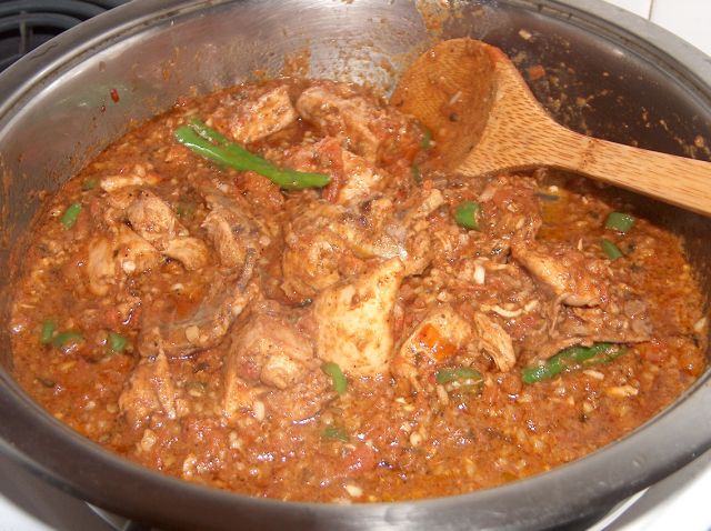 Pakistani Chicken karahi Dinner