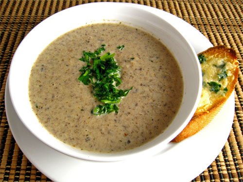 Italian Creamy Roasted Mushroom Soup Soup