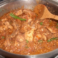 Pakistani Chicken karahi Dinner