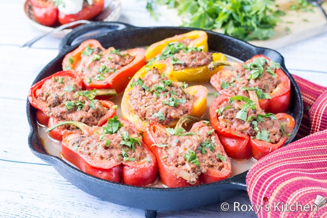 Romanian Best Ever Stuffed Bell Peppers  My Food Photography Improvements Appetizer