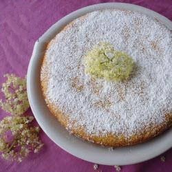Swiss Elderflower Cake with Polenta Dessert
