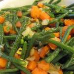 French Season Vegetables Sauteed with Ginger Appetizer