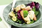 Italian Warm Gnocchi Spicy Italian Sausage and Spinach Salad Recipe Appetizer