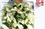 Italian Zucchini Carpaccio With Garlic Crostini Recipe Appetizer