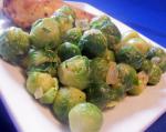 American Brussels Sprouts With Mustard Sauce Appetizer
