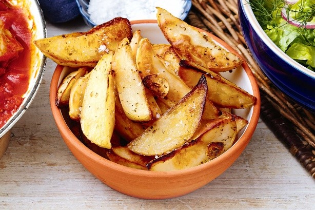 Canadian Roasted Lemongarlic Potatoes Recipe Appetizer