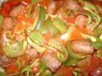 American Ny Style Sausage With Peppers Appetizer