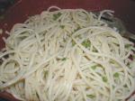 Italian Garlic Parsley Spaghetti Dinner