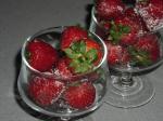 American Strawberries Dusted With Cardamom Sugar Dessert