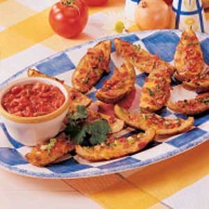 American Taco Tater Skins Appetizer