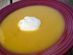 American Squash Soup With Horseradish Cream 2 Appetizer