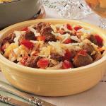 American Sausage and Potatoes Skillet Appetizer