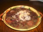 Mexican Mexican Black Bean Soup With Sausage Appetizer