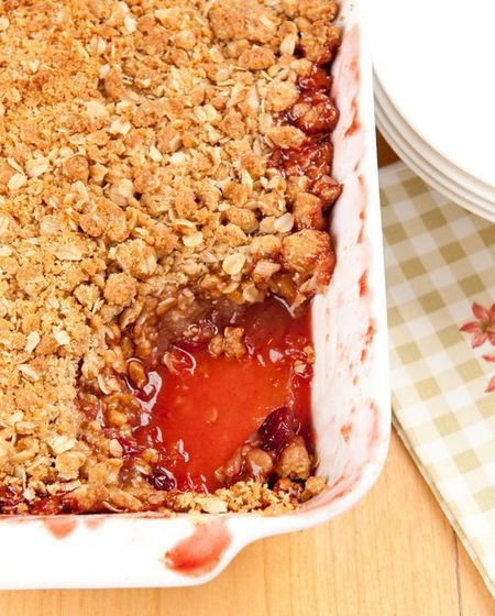 British Apple Cranberry Oat Crumble  Once Upon a Chef Dessert