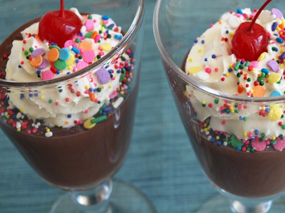 British Chocolate Pudding Sundaes  Once Upon a Chef Dessert