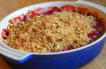 British Strawberry Rhubarb Crisp  Once Upon a Chef Dessert