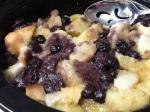 Canadian Slow Cooker Raspberry Bread Pudding Dessert