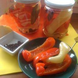 Greek Marinated Bell Pepper Appetizer