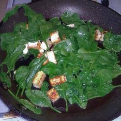 Greek Paneer Spinach Appetizer