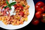 American Pasta With Fresh Tomato Sauce and Ricotta Recipe Appetizer