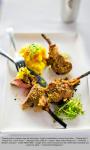 Canadian Lamb Cutlets with Crushed Mustard Potatoes Appetizer