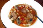 American Too Tired to Cook Meatball Soup Dinner