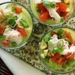 Canadian Chilled Avocado and Corn Soup Appetizer
