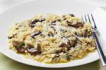 Canadian Risoni Risotto Style With Wild Mushrooms Recipe Dinner
