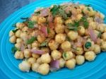 Moroccan Warm Chickpea Salad With Ginger Appetizer