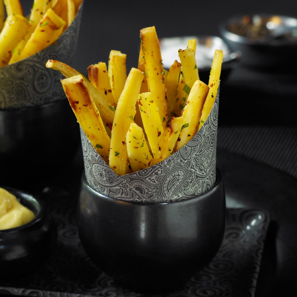 French Parsnip Frites with Tarragon Aioli BBQ Grill