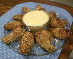 Chicken Wings With a Sesame Honey Dip recipe