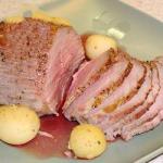 British Roast Beef with Potatoes Dinner