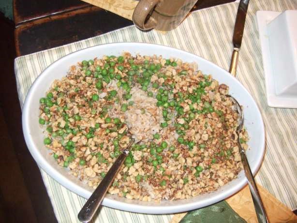 American Brown Rice and Walnuts Dinner