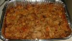 American Ciabatta Stuffing With Chestnuts and Pancetta Appetizer