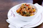 British Lamb Potato And Spinach Curry Recipe Appetizer
