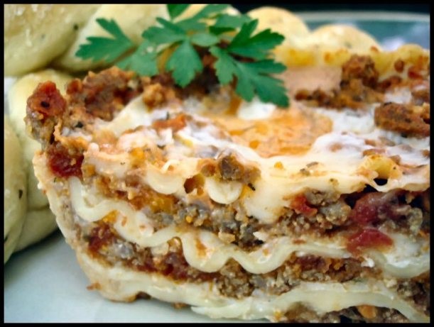 American Lasagna from the Kitchen of Bernie Knight Dinner