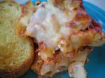 British Baked Ziti With Thick Rich Meat Sauce Dinner