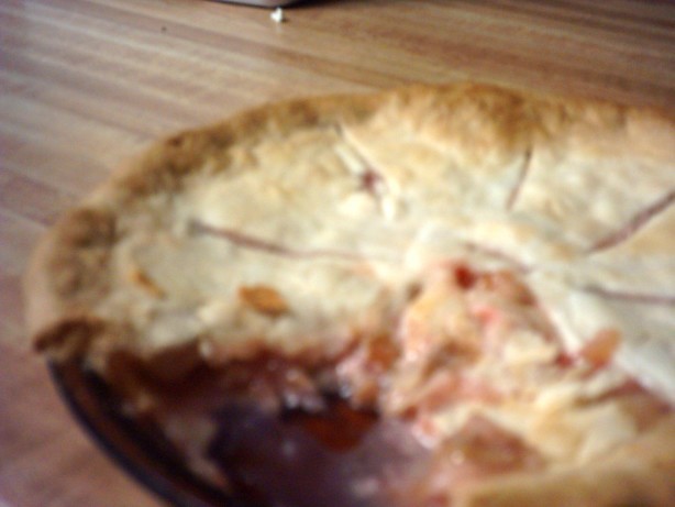 American Sour Cream Rhubarb Pie 8 Dinner