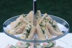 British Curried Egg And Cress Sandwiches Recipe Appetizer