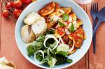 American Agnolotti With Roasted Cherry Tomatoes And Grilled Chicken Tenderloins Recipe Appetizer