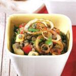 American Lentil Salad with Golden Onions Appetizer