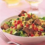American Salad of Wheat to Quibe with Lamb Dinner